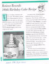 100th Anniversity Cake Story